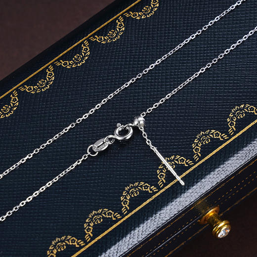 子佩集S925银O字链项链【30CHZXL】纯银搭配链万能插针2412 商品图1