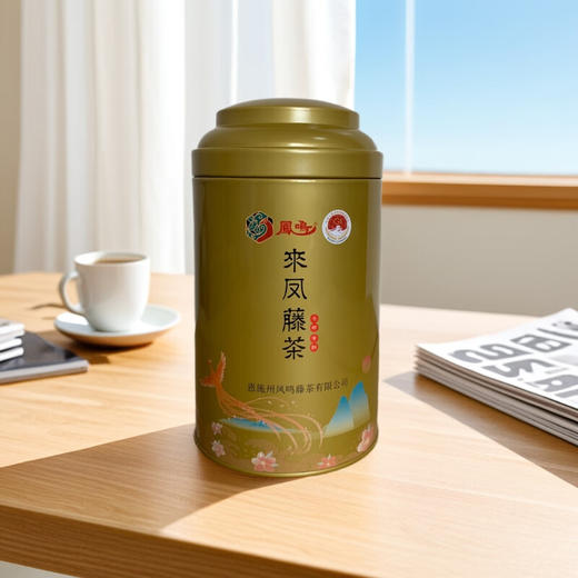 凤鸣恩施来凤藤茶土家高山硒茶非张家界莓茶富含黄酮龙须芽尖特级50克 单罐50克 商品图4