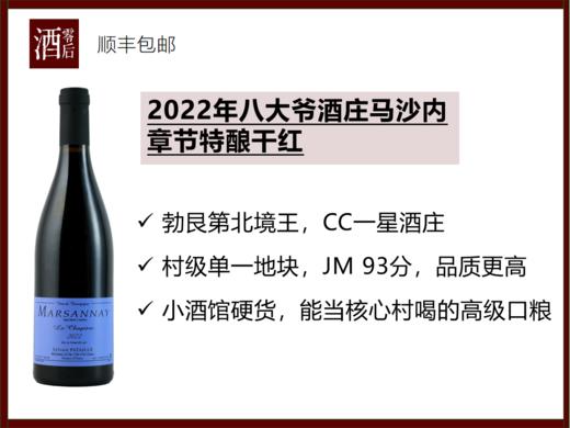 【碾压Bizot】2022年勃艮第八大爷希尔文巴泰酒庄马沙内章节特酿/村级黑皮诺干红 商品图0