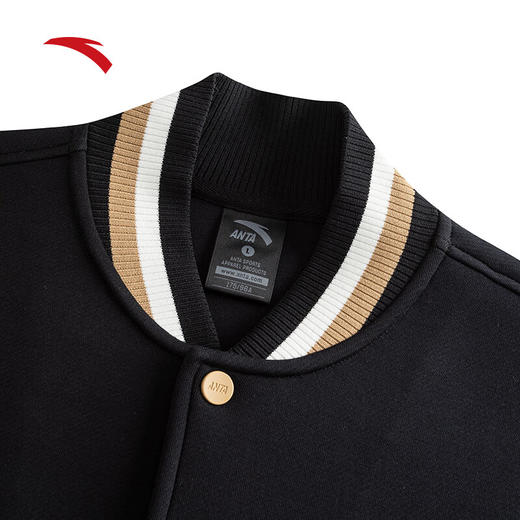 安踏美式棒球服夹克男士春季新款复古撞色拼接运动外套152518707S 商品图2