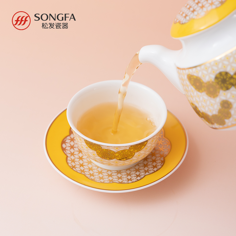 9头时时好运茶具