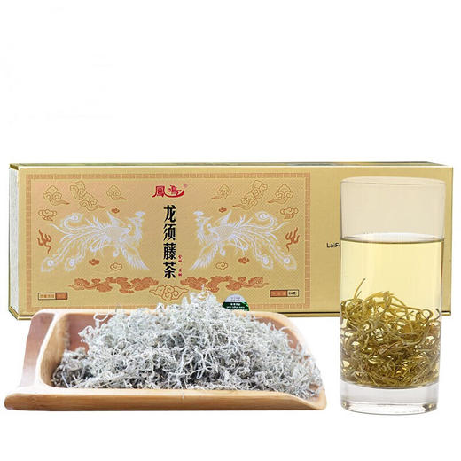 凤鸣恩施来凤藤茶土家神茶硒茶 中秋节送礼 龙须条盒64克 单条64克 商品图0