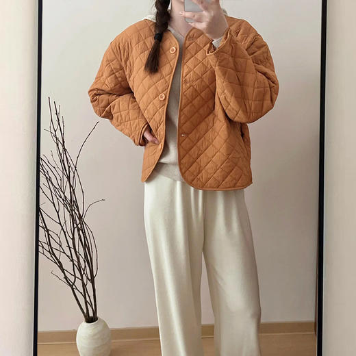 【OUKEJI】设计师品牌绗缝棉服YHW-99159 商品图2