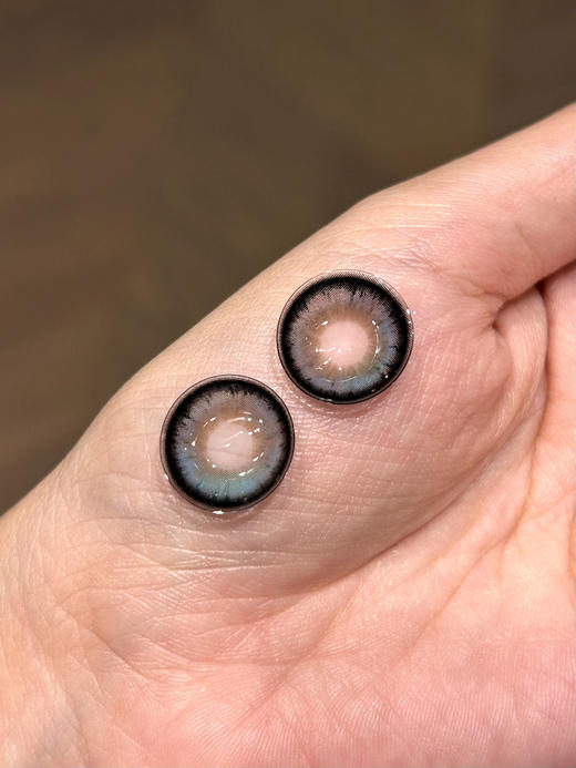 TINA媞娜 暗夜冰岛 大直径半年抛 14.5 蓝黑大直径美瞳 黑边美瞳 蓝色美瞳 商品图3