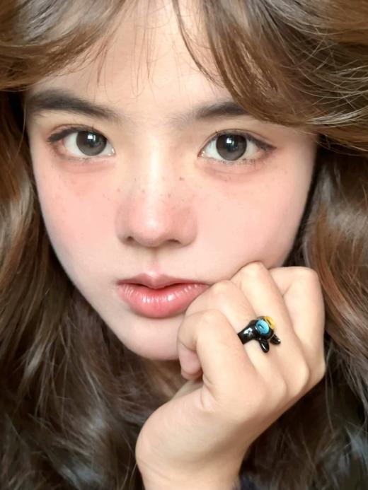 mimipark半年抛 月光扑克 黑灰/齿轮之心 黑粉/美感雷达 蓝/柔光滤镜 棕 14.2mm 【敏感眼不可】 商品图9