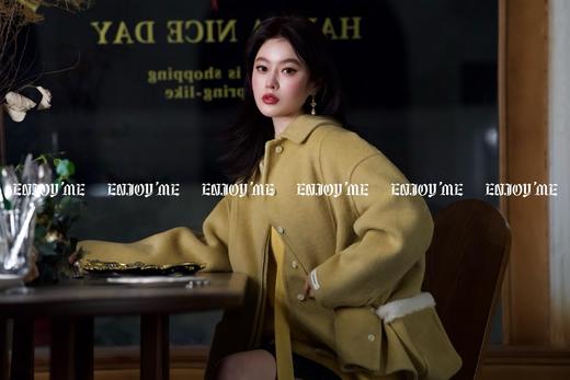 【门店同款】ENJOY冬季柔韧与共斗篷款包包大衣 160599614 商品图2