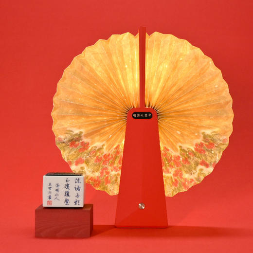 羽诗制造出品 瑞气盈门瑞雪兆丰年折叠花灯阳明音箱礼盒套装 商品图0