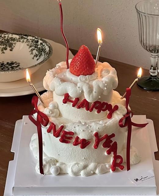 新年小双层跨年蛋糕 | 昔果 商品图0