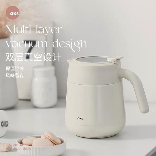 AKS茶水分离保温壶茶壶800ml焖茶壶泡茶壶暖水壶陶瓷内胆闷茶壶 商品图1