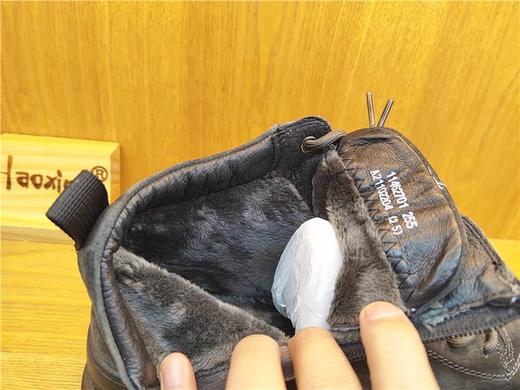 豪行冬季11462701牛皮休闲加绒男鞋皮鞋 商品图4