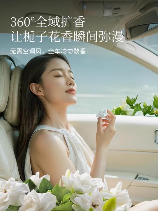 充值下单更划算‼ 栀子花车载香薰扩香石 送专用精油 商品图2