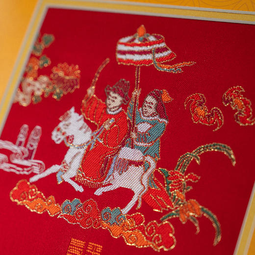 非遗云锦系列 传统吉祥图案，丝织物的天花板 商品图10