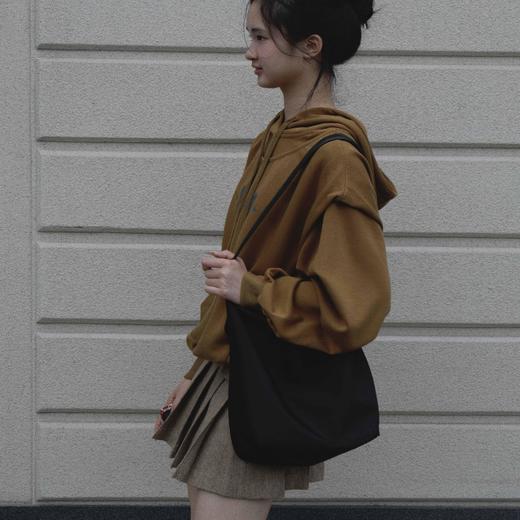 顺丰包邮15731洛诗琳高端丝毛落肩假两件印花连帽卫衣女150436 商品图3