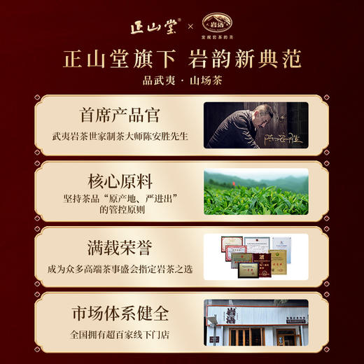 【问水】岩语 问水大红袍礼盒装 特级武夷岩茶茶叶中足火乌龙茶204g 商品图3