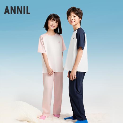 男女童短袖家居服套装春季新款安奈儿童装小程序专享JM521059 商品图2