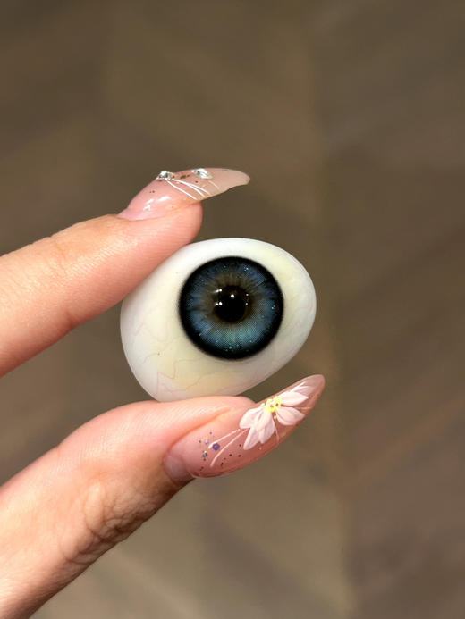 TINA媞娜 暗夜冰岛 大直径半年抛 14.5 蓝黑大直径美瞳 黑边美瞳 蓝色美瞳 商品图1