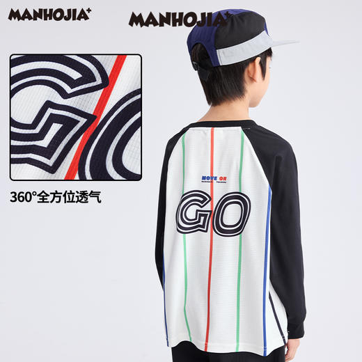 【熊盆友】漫画家25春城市轻户外吸湿速干透气gogo运动训练长袖T 商品图2