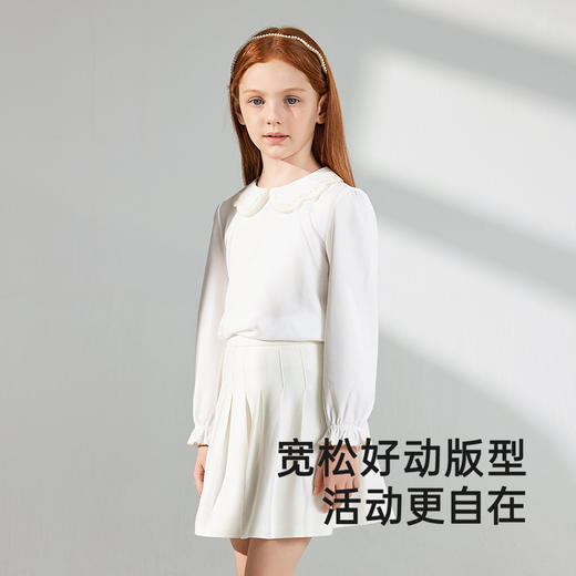 【商场同款】英氏儿童T恤春夏季长袖女宝休闲打底衫纯棉2025新款 商品图2