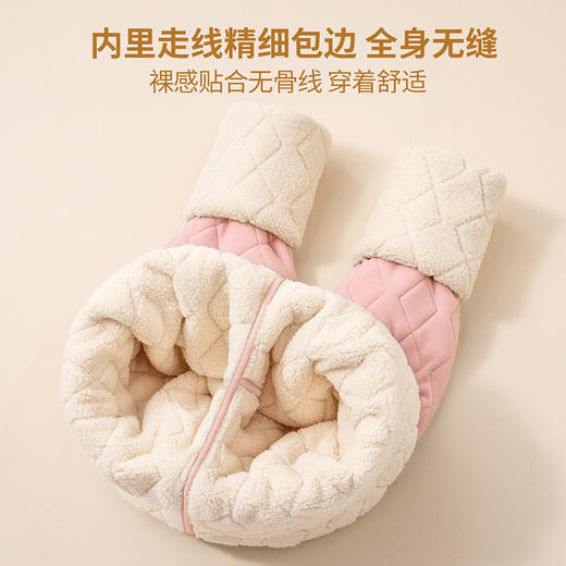 羊羔绒打底裤女冬季保暖加绒加厚大码保暖裤高腰特厚弹力棉裤女秋 商品图3