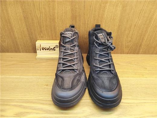 豪行冬季11462701牛皮休闲加绒男鞋皮鞋 商品图0