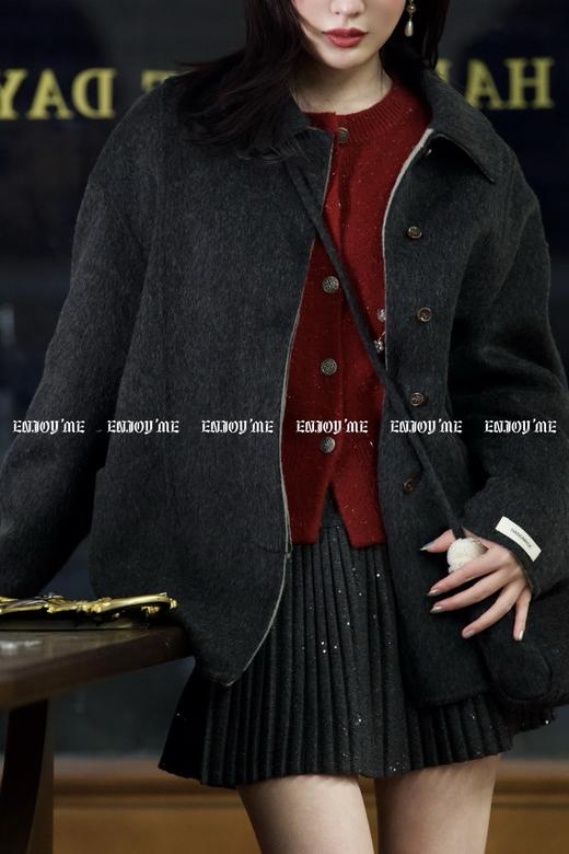 【门店同款】ENJOY冬季柔韧与共斗篷款包包大衣 160599614 商品图3