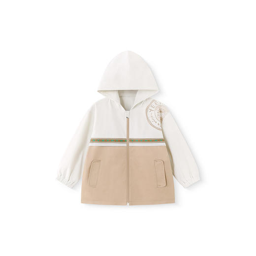 【商场同款】英氏儿童风衣外套长袖春季速干轻薄男童连帽休闲外套 商品图4