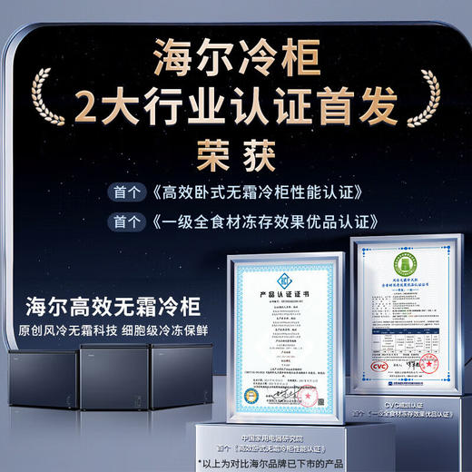 海尔（Haier）冰柜商用大容量风冷无霜-38度超低温480升冷冻柜冷藏柜速冻柜BC/BD-480WGHEC以旧换新补贴 商品图8