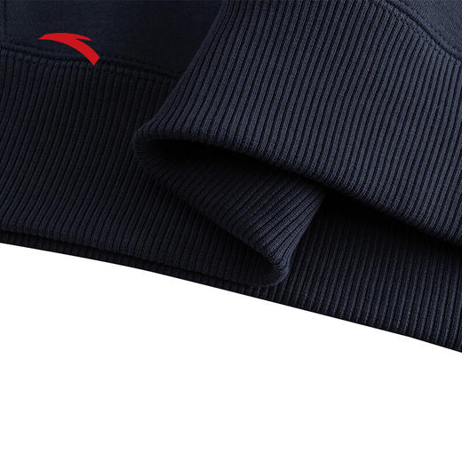 安踏运动复古连帽卫衣男款运动运动上衣套头衫152518706S 商品图6