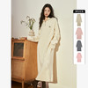 西遇法式长袖针织连衣裙女新款拉链设计感中长款打底裙12238744 商品缩略图0