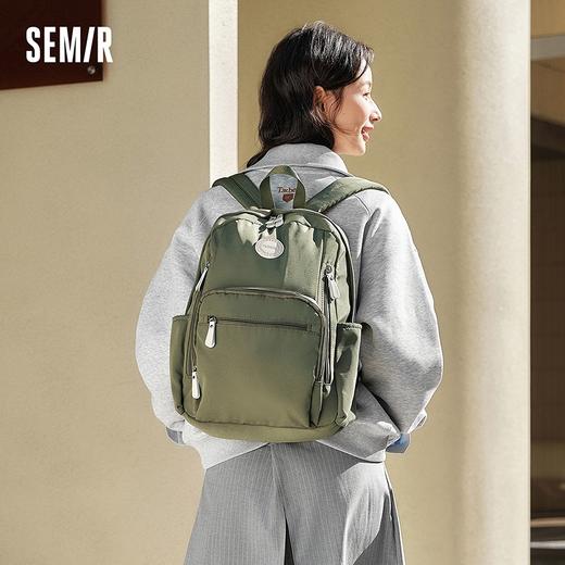 森马双肩包女初中生高中生背包大容量简约男生电脑包书包女大学生 商品图1