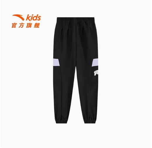 安踏儿童2024冬季女大童针织运动休闲加厚抗寒保暖长裤 362441502 商品图1