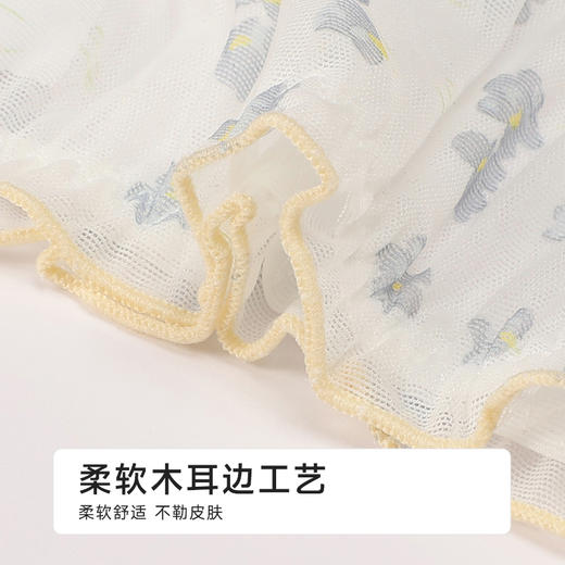 都市丽人蕾丝网布系列蕾丝薄透丝滑三角裤LKH3A7 商品图4
