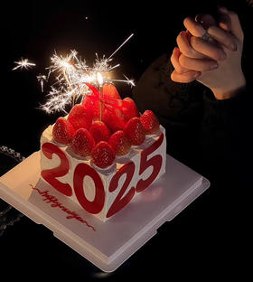 2025新年方形蛋糕（主图六寸