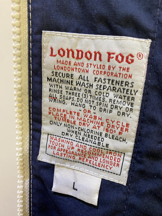 80-90年代 Vintage LONDON FOG 伦敦雾 3M Thinsulate 新雪丽高效暖绒 棉服 夹棉外套_CTJK(L) 商品图4
