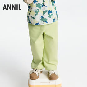 男童全腰梭织单裤春季新款安奈儿童装实体店同款XB516556