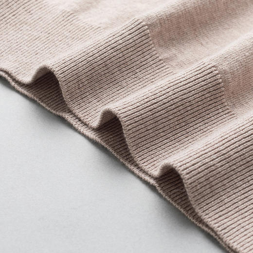 【含羊毛桑蚕丝】罗蒙纯色经典polo衫长袖t恤男士时尚针织衫男毛衣 商品图8