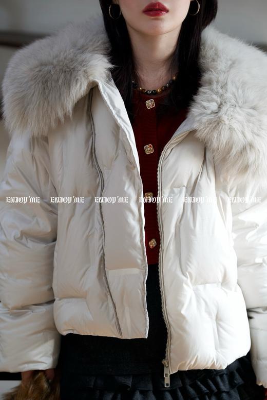 【门店同款】ENJOY冬季从“绒”冬日月光独白短款羽绒服 160364559 商品图4