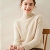 【自】全新升级【铂金会员339/天猫459/差价120】(04240) 洛诗琳秋冬山羊绒衫女半高领双股加厚插肩袖羊毛打底上衣 商品缩略图1