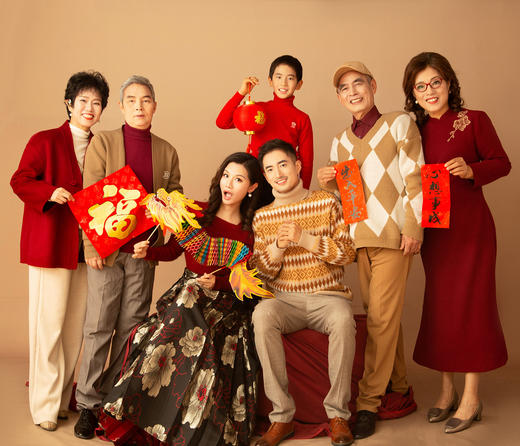 逸红颜明月优选 #蓬松柔软暖暖的羊绒毛衣【發财】明月私服红色系穿搭,🏮新年好运look 商品图9