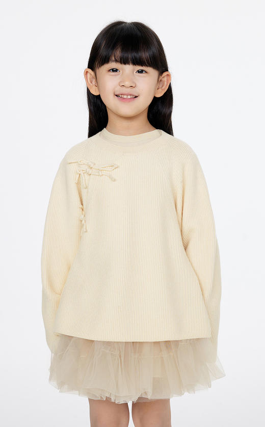 jnby  25年春款  长袖套头毛衫  1P1312780 商品图3