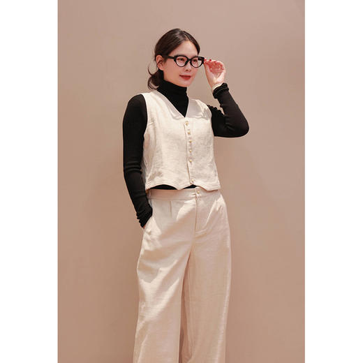 【抖音专属】念欢•阔腿裤（23809464玉頩-结缘款） 商品图1