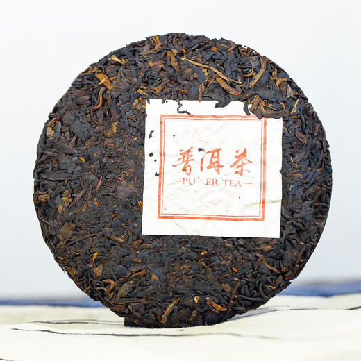 吉顺号实惠口粮茶普洱茶熟茶饼100克/饼 商品图1