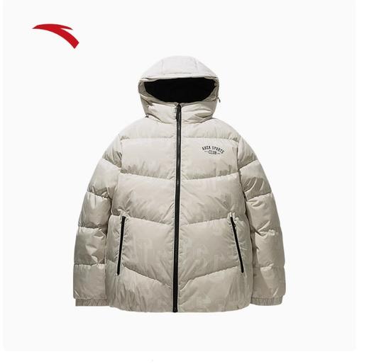 安踏速暖羽绒丨百搭羽绒服男冬季新款宽松连帽夹克外套152448904N 商品图0