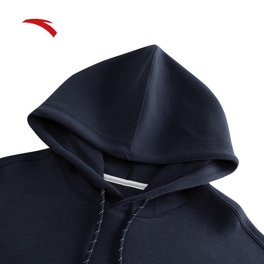 安踏运动复古连帽卫衣男款运动运动上衣套头衫152518706S 商品图3