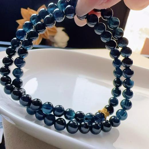 5mm-6mm多圈全色蓝碧玺手链 商品图0