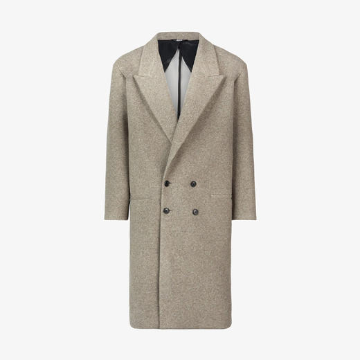 GCDS 男士双排扣羊毛大衣 灰色 A2OM0704TH191 商品图0