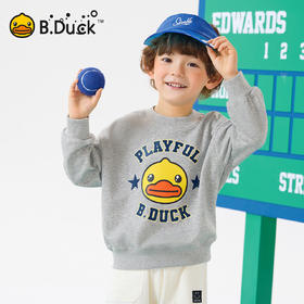 bduck小黄鸭童装春秋儿童卫衣男童小男孩套头衫上衣洋气110-160 BF1608036