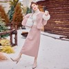 时尚套装裙气质两件套2024年秋冬新款加棉外套修身半身裙ARE039 商品缩略图2