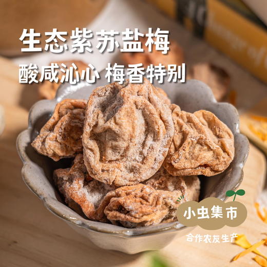 【积分享包邮】生态紫苏盐梅 250g/袋 | 合作农友生产，产自从化仙娘溪，生产者：原乡梅好合作社 ＆【公平贸易农人定价】 商品图0