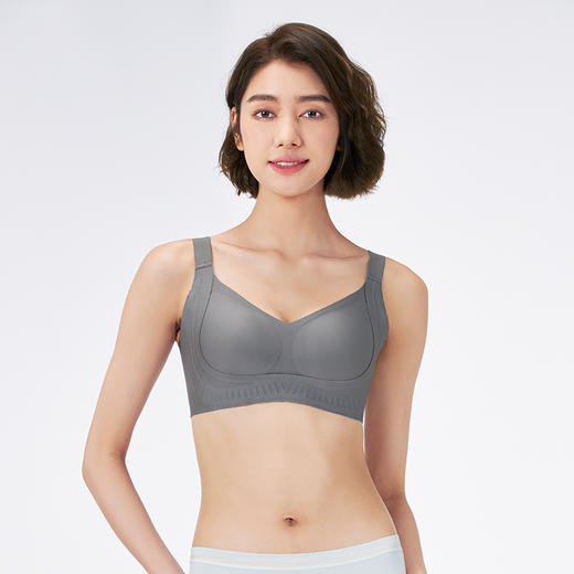 【代言人同款】都市丽人内衣软尺码内衣薄泳布VBRA提拉无钢圈文胸LBH6K5 商品图2
